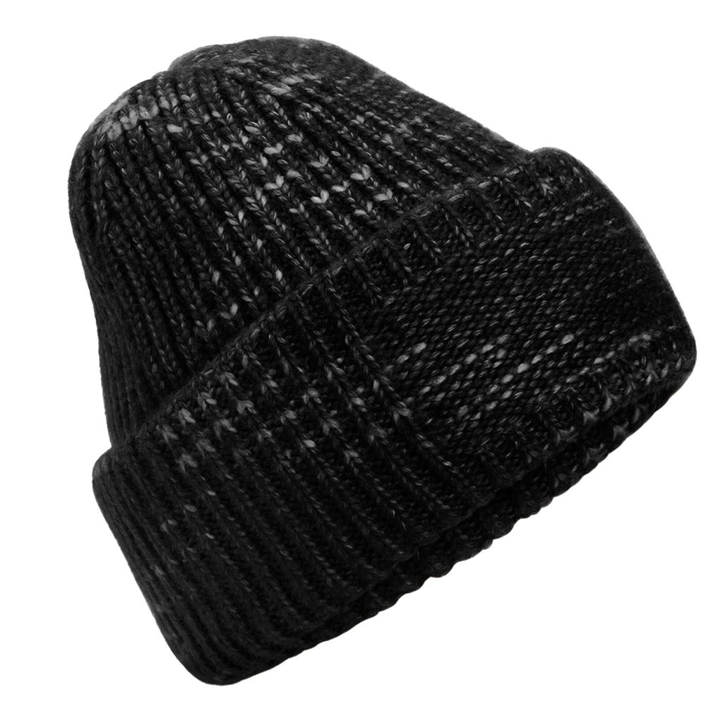 Patch Chunky Knit Beanie