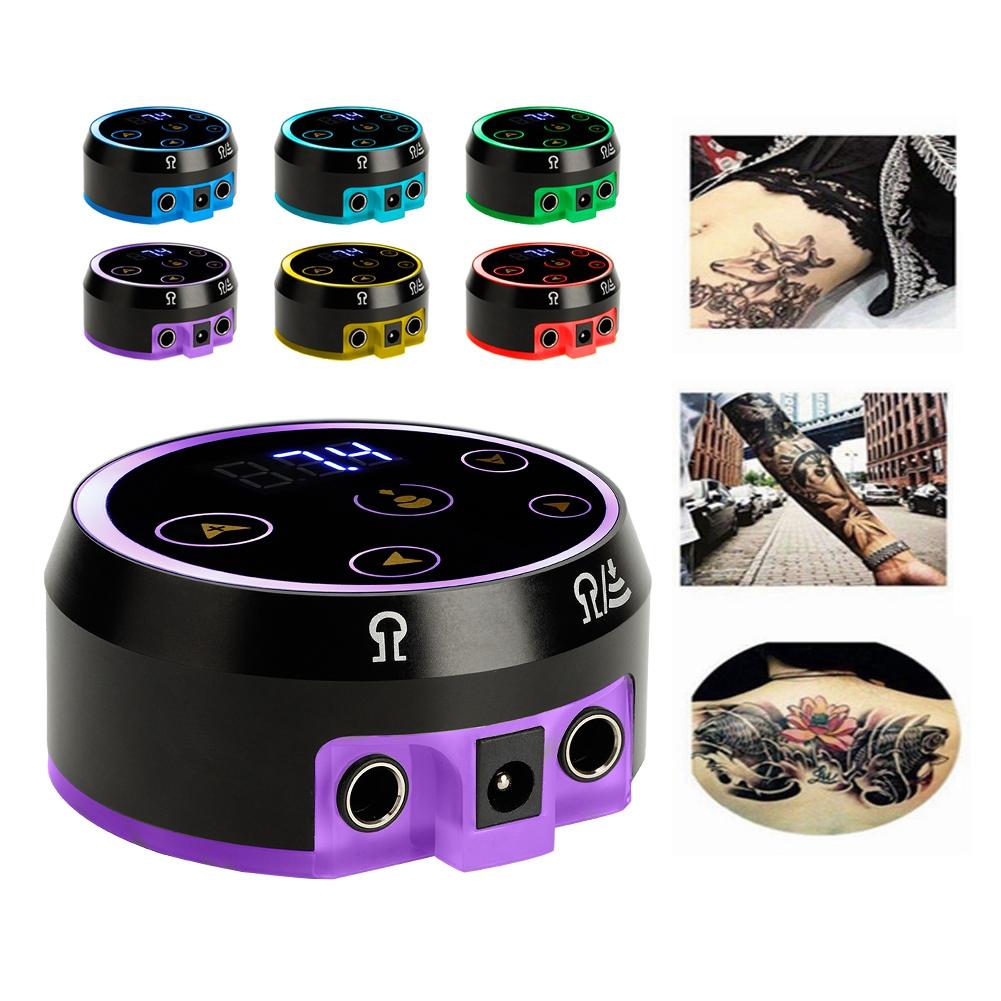 Tatueringmaskin Strömregulator LED-display Tatuering Strömtransformator Skönhetsverktyg
