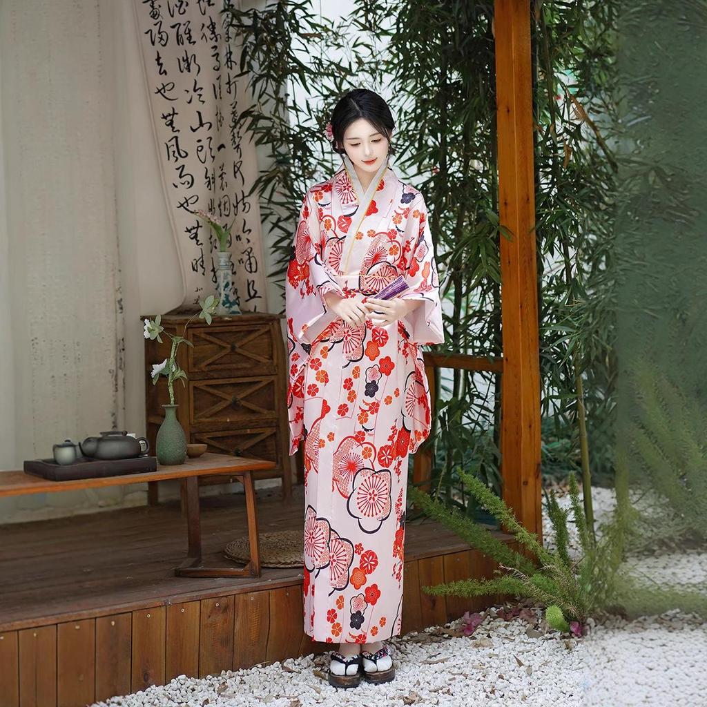 Accappatoio Kimono Primavera/Estate 2026 - Vestito da Sauna Principessa Giapponese con Fiocco Carino