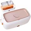 Self Heating Lunch Box Rechargeable Stainless Steel Leak Proof 800ml Food Warmer Lunch Box for Men Women Kids Home Kitchen