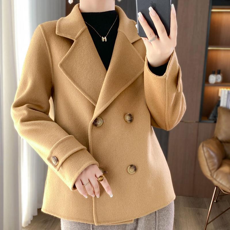 Wool Double-sided Woolen Coat Women New Short Coat Loose Woolen Coat