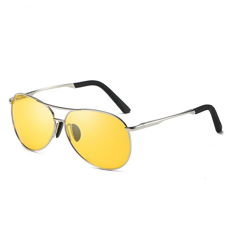 High Quality Men'S Polarized Sunglasses Fishing Retro Sunglasses Color Changing Day And Night Night Vision Glasses Toad