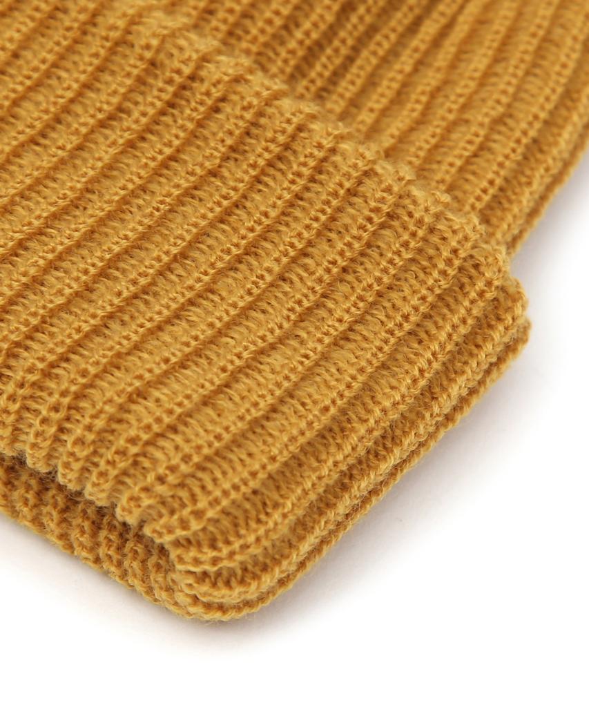 Eondeok Eonteulol Loose Fit Beanie Beanie / Long Tail / Box Logo / D Mustard