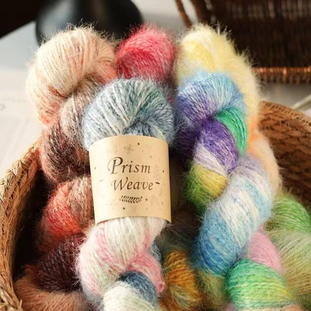 Gradient Color Wool Blend Yarn Blend Material Gradient Knitted Yarn DIY Scarf, Hat, Sweater