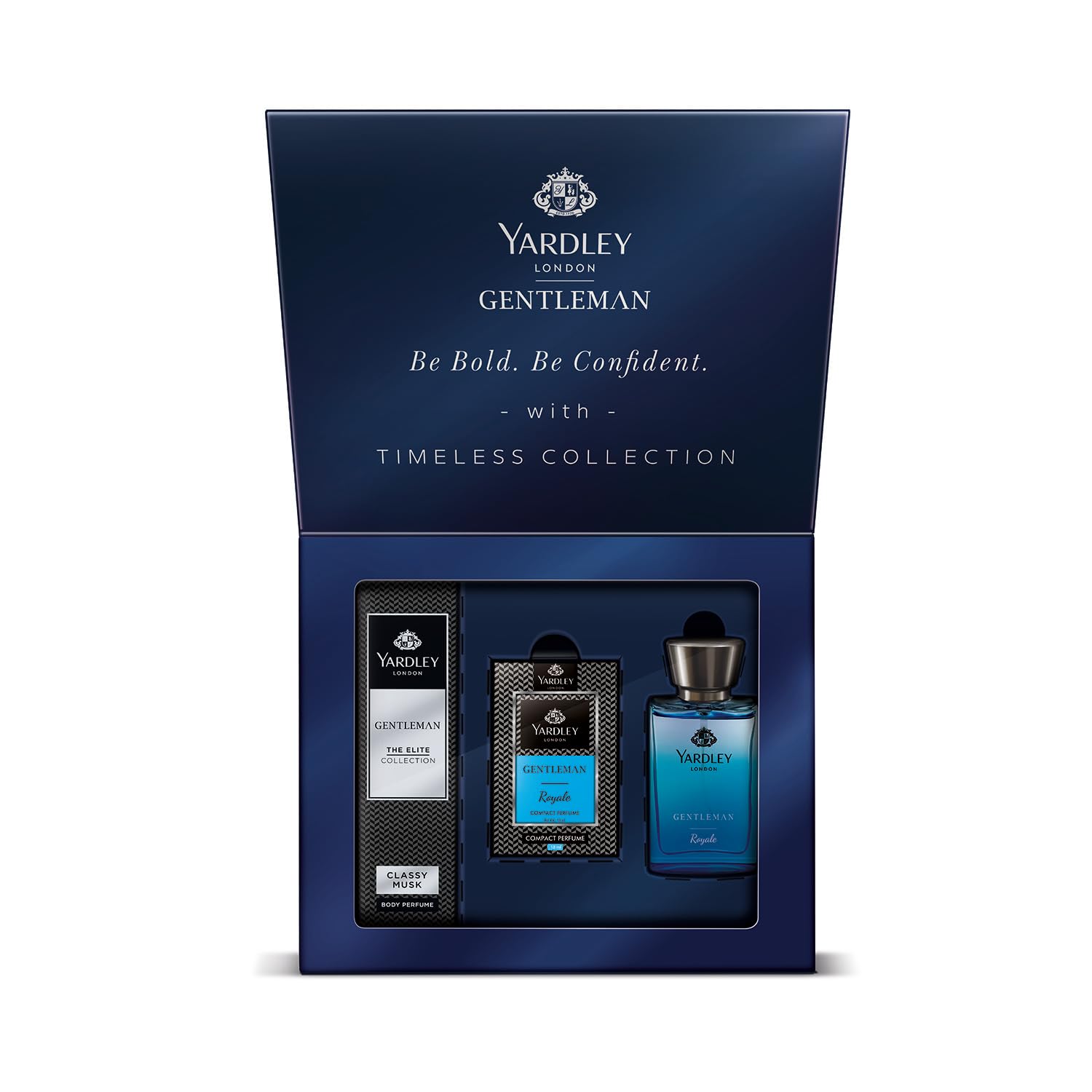 Yardley London Royale Flüssigparfüm Kompaktparfüm Klassisches Moschus Körperparfüm 188ml Zeitloses Geschenk für Männer