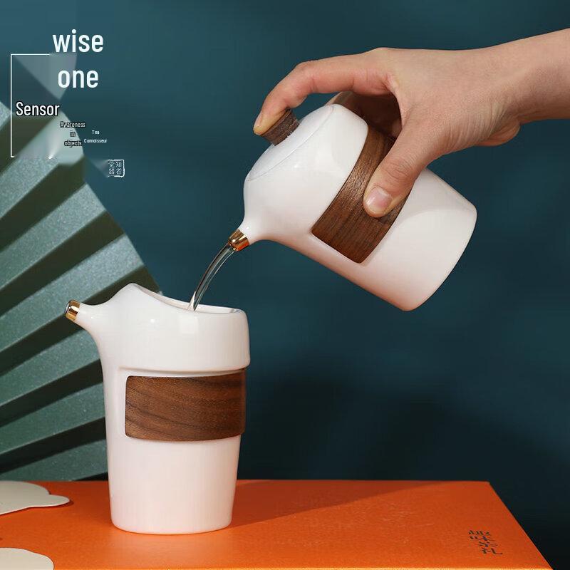 Zhi Jue Qi 'Playful Pig' 9-Piece Ceramic Tea Set