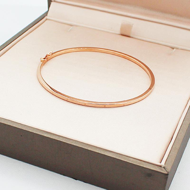 Позолоченный 585 Розовым Золотом Фиолетовым Золотом Блестящий Цвет Золотой Цыганская Звезда Браслет Женская Мода Простой Корейская Версия Украшения