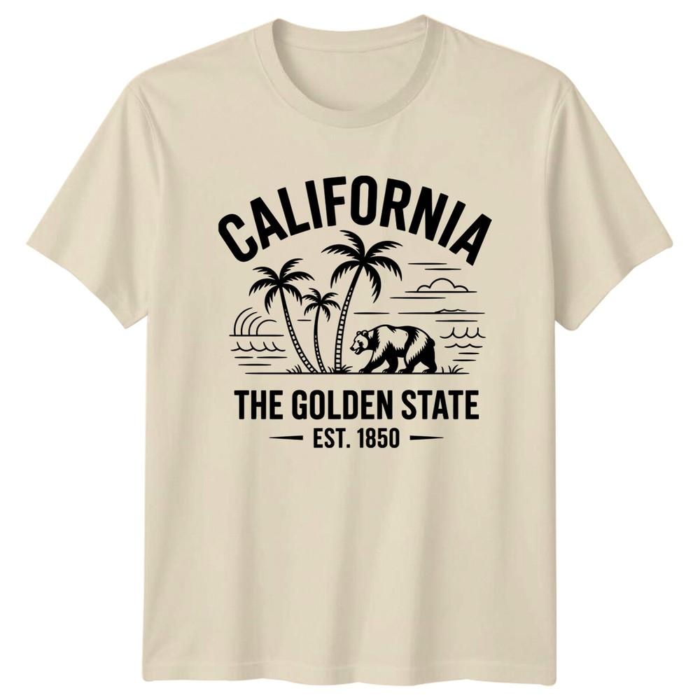 California The Golden State Palms Unisexs TShirt Unisexs Tee Graphic