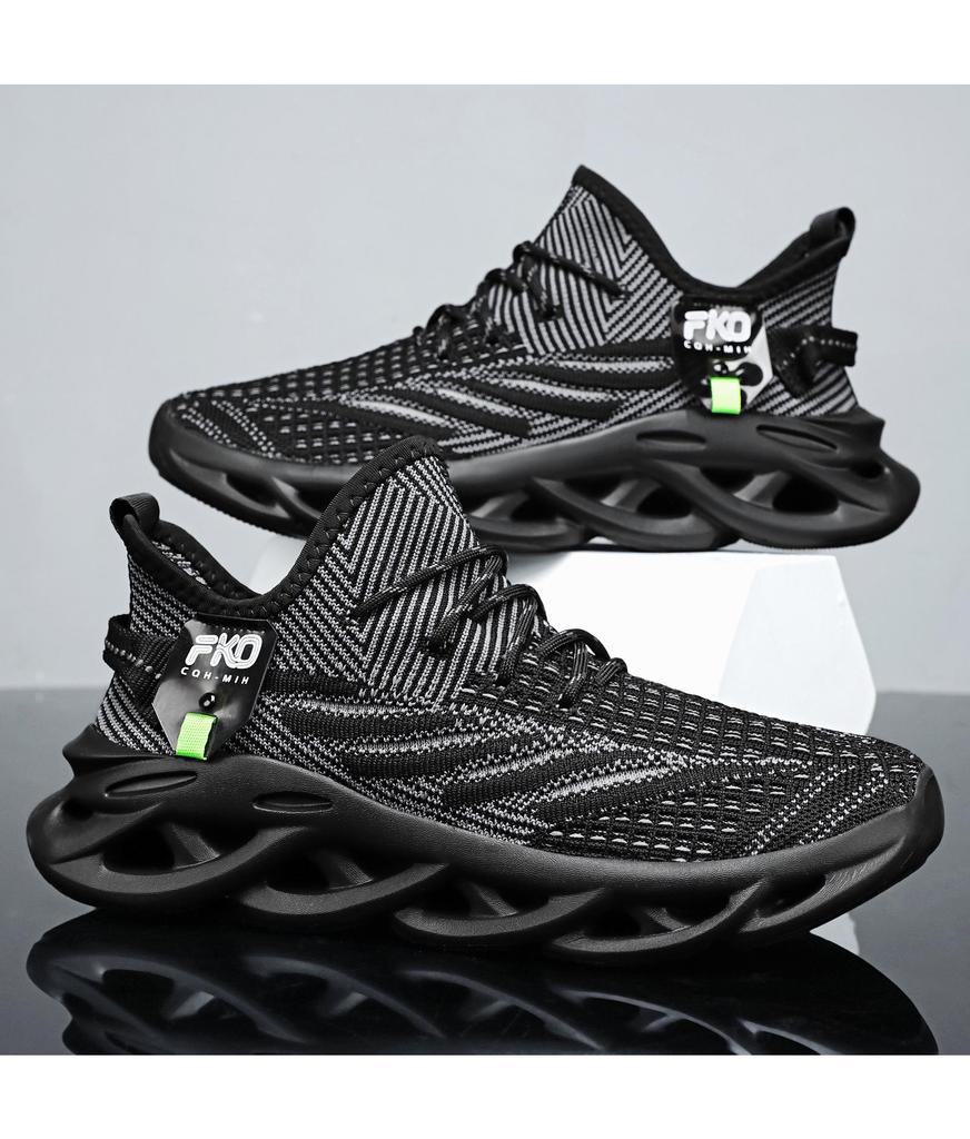 Unisex Coconut Flyknit Breathable Blade Sole Casual Sports Shoes