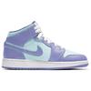 Air Jordan 1 Mid GS Purple Pulse Kids Sneakers Arctic-Punch Glacier-Blue 554725-500