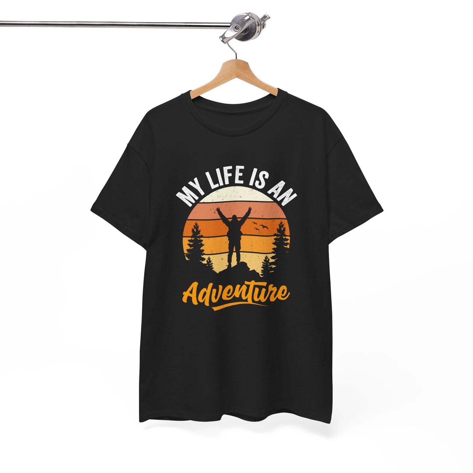 Life is Better in the Mountains T-Shirt | My Life is an Adventure Shirt M
