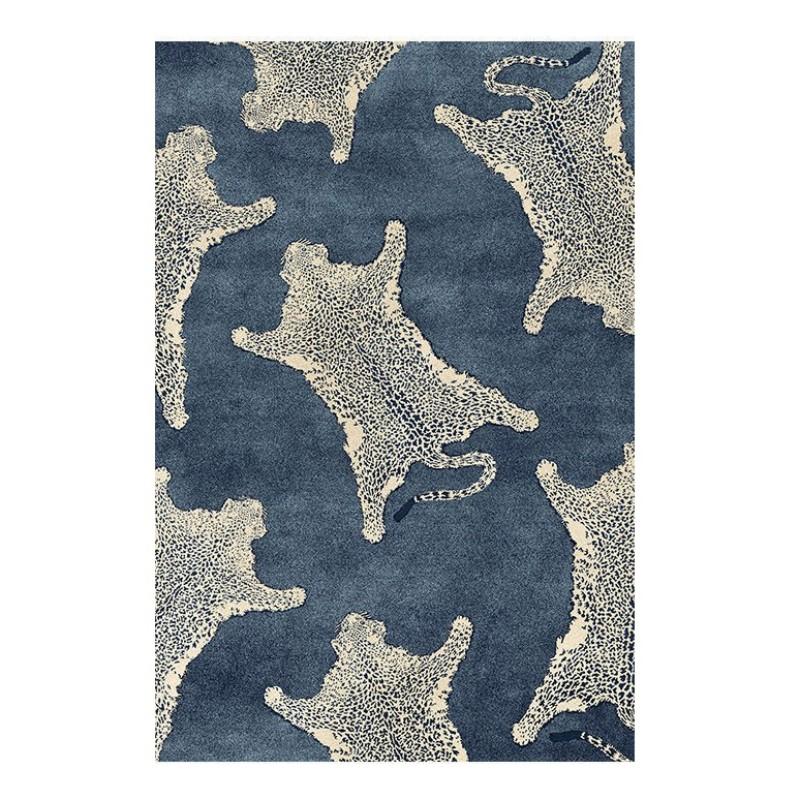 Light Luxury Plush Lounge Rug Home Bedroom Decor Leopard Print Carpet Thicken Study Non-slip Mat Nordic Carpets for Living Room