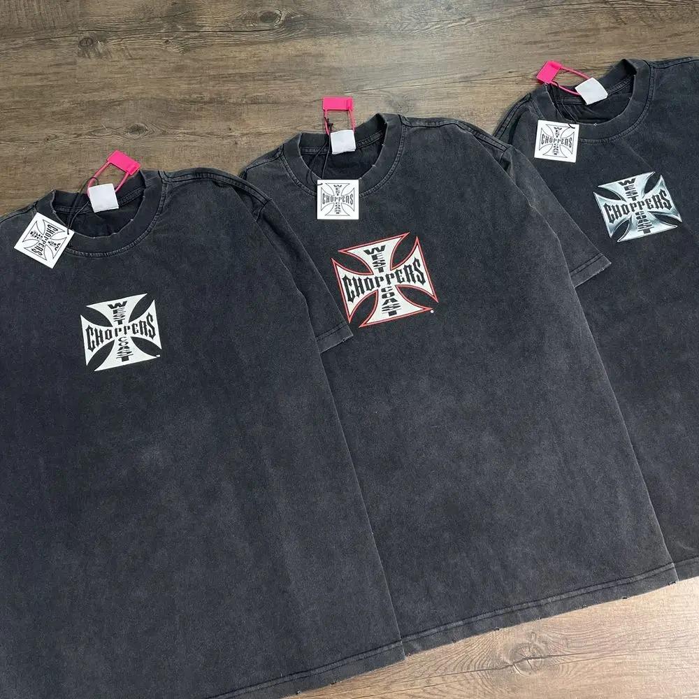 Mode Streetwear Vintage Grafiken Druck Lässig Herren Kurzarm Oberteile T-Shirt Retro Oversize Hohe Qualität T-Shirt Für Herren