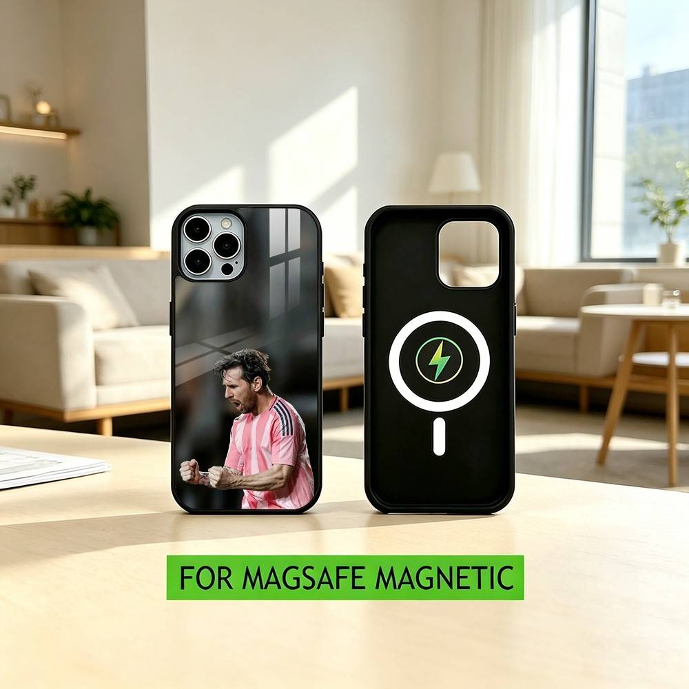 F-Football Leo M-essi LIONEL -L Phone Case For iPhone17,16,15,14,13,12,11 Plus,Pro Magnetic with Magsafe Wireless Charging