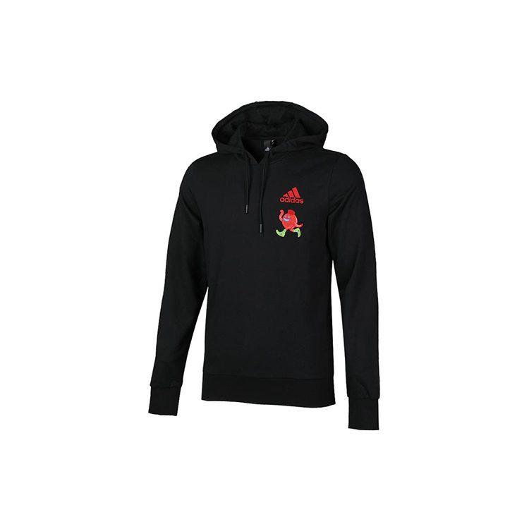 Adidas Sweatshirts Men's Black Hooded Moderate Regular FP7995