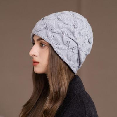 Ear Protection Warm Wool Knitted Hat Autumn and Winter Windproof Stacking Hat Warm Ear Protection Knitted Hat