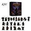 Creative Holiday Gift for Adults Halloween Advent Calendar, 24 Day Countdown Box with Witch Ghost Spooky Desktop Decorations Figurines, Collectible