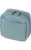 Choutrente Cosmetic Makeup Accessory Pouch for Can Be Stored Upright Sage Pouch, Pouch, Case, Women, (Embossed Green)