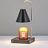 Visame Candle Warmer, Candle Warmer Lamp, Stepless Dimming, Marble Finish, Stylish and Cute Warmer, Marble Aroma Holder, Aroma Warmer Lamp (Black 1)