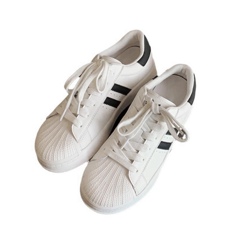 Shell Head Color Matching Sports and Leisure Little White Shoes Spring Women's New Retro Versatile Women's Shoes