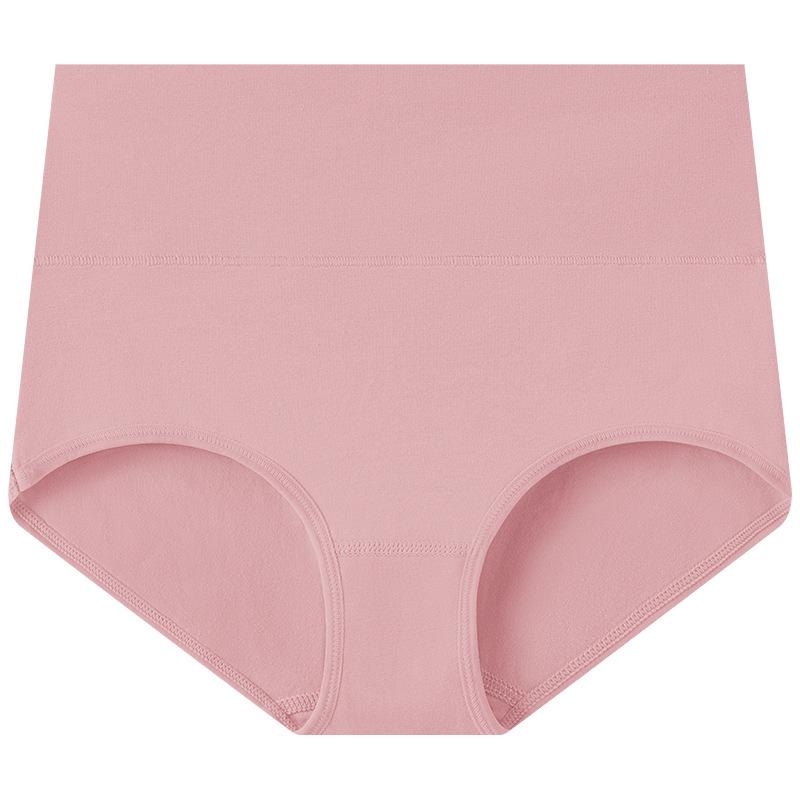 Pure Cotton Women Panties P lus Size Briefs High Waist Underwear Ladies Comfy Underpants