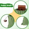 Canvas Drawstring Bag for Fruit Picking, Versatile, Attaches to A Belt, Ideal Picking