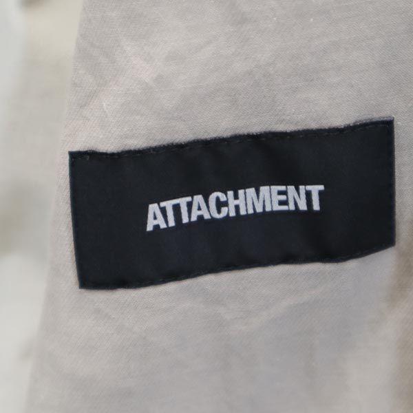 ATTACHMENT Stainless Collar Coat 2 Gray Men's Used