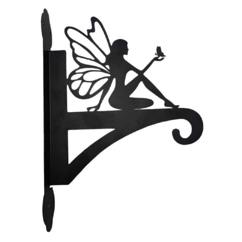 Gancio Gabbia per Uccelli Fata dei Fiori Ciondolo da Cortile, Ornamento Paesaggistico da Giardino Esterno, Decorazione da Appendere per Giardino, Supporto Casetta per Uccelli