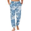 Herren Freizeithose Jogger mit Kordelzug Taschen, Camouflage Muster, Verjüngtes Bein für Jeden Tag und Loungewear