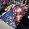 2026 New Wallpaper Genshin Impact Mousepad Cute Kawaii Hu Tao Anime Mouse Pad Large Gaming Mousepad Pc Desk Gamer Keyboard Pads
