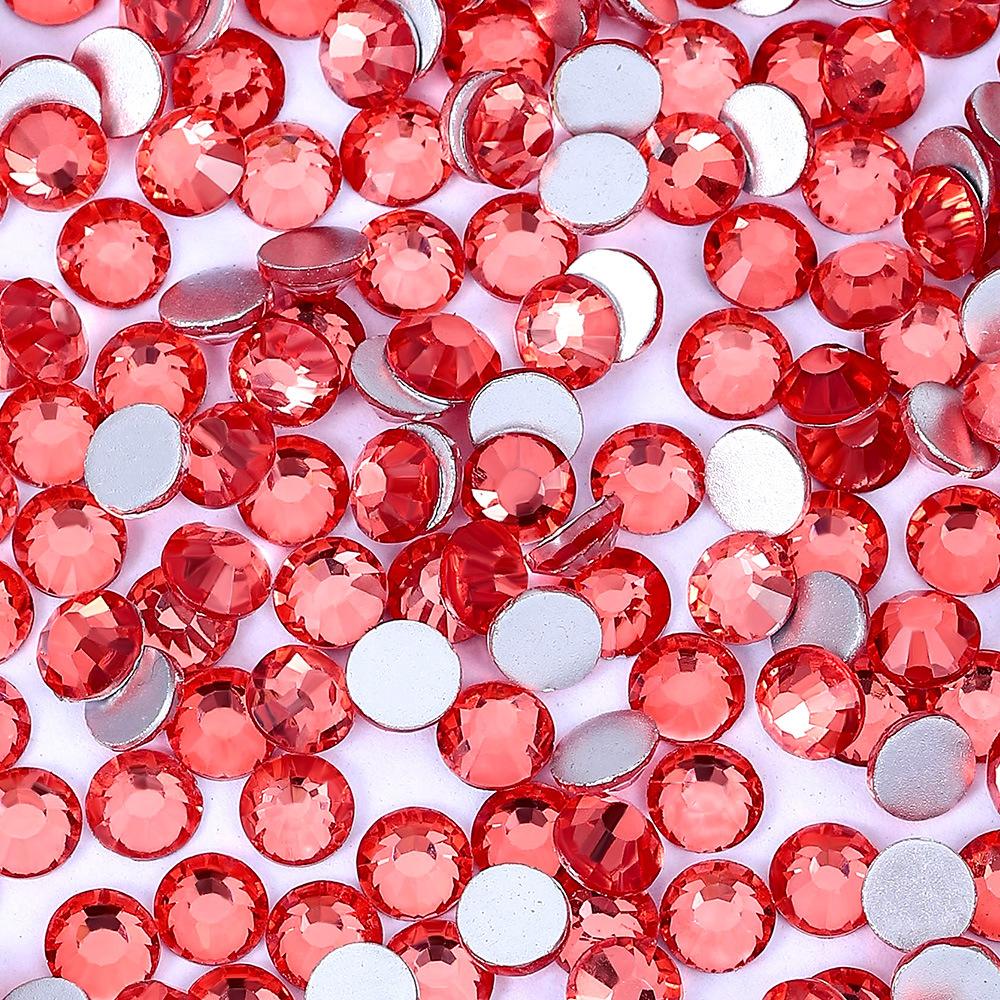 New Color Velvet Purple Electroplated Manicure Flat Bottom Rhinestone, Crystal Glass Drill Diy Manicure Nail Decorative Accessories