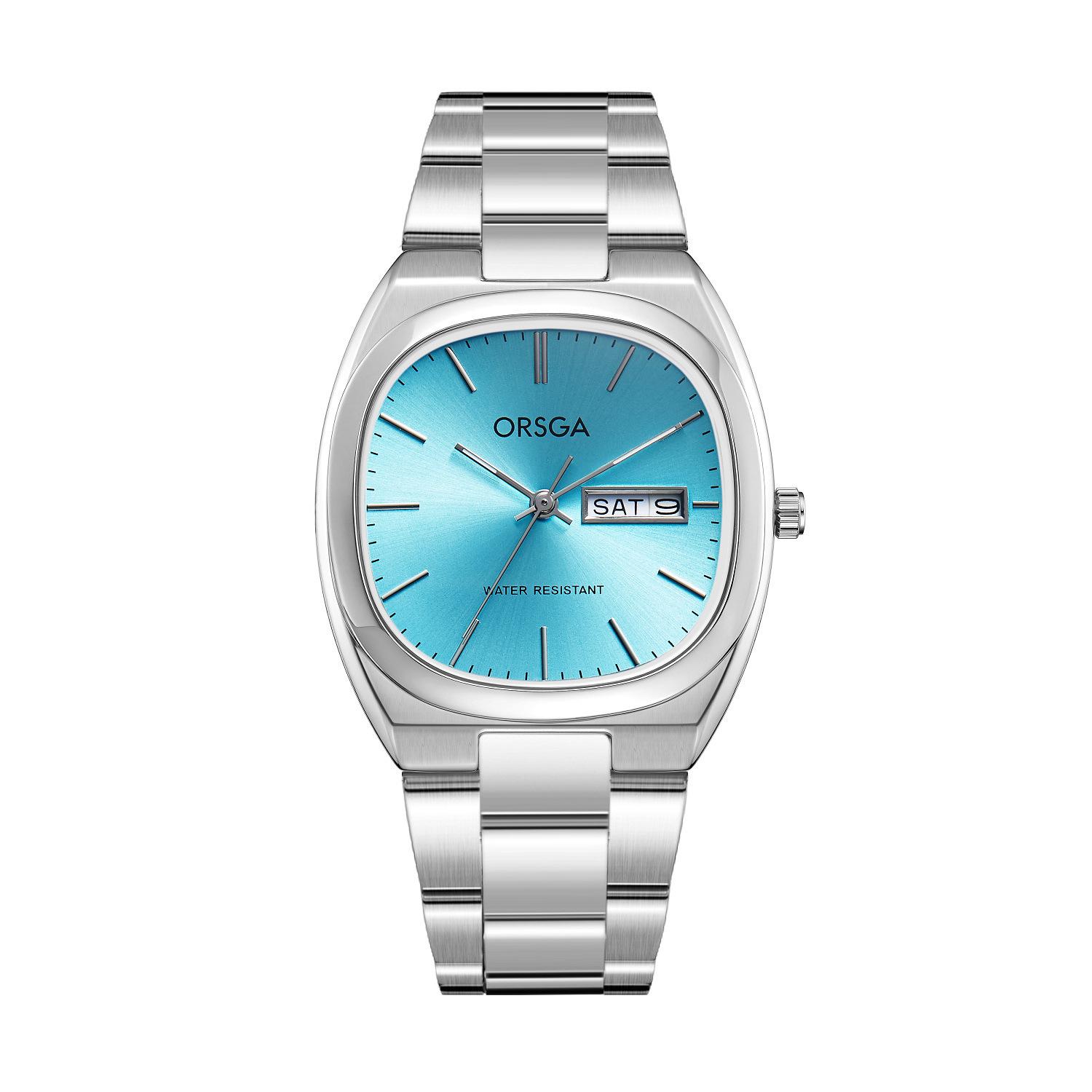 

Ladies Wristwatch Luxury Colorful Dial Watch for Women Elegant Bracelet Waterproof Fashion Quartz Girls Watches Reloj Para Mujere светло-синий