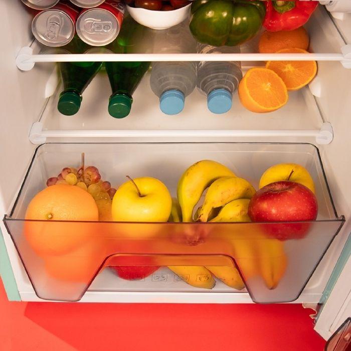 Réfrigérateur - CECOTEC - Bolero CoolMarket 2D - 86 litres - Éclairage LED - Finition rétro