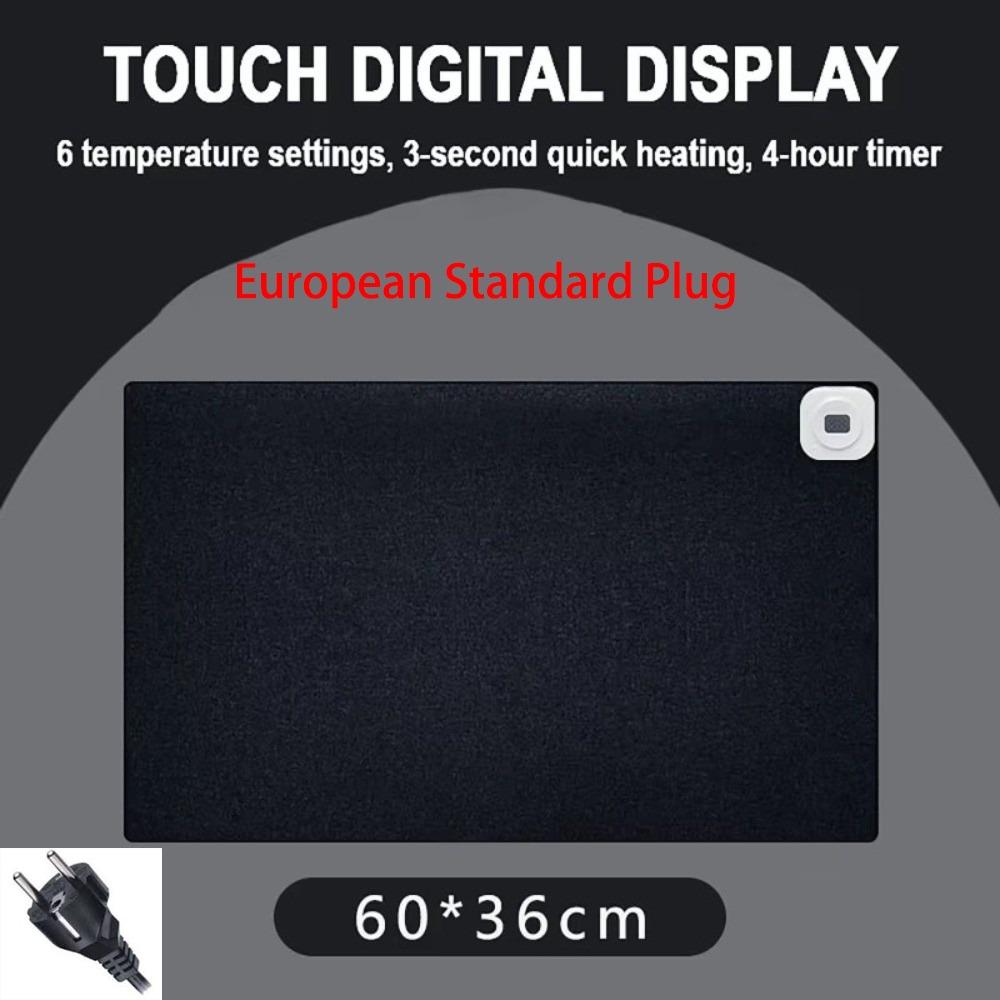 Extra-large Heated Desk Mat with Digital Display Office Desk Mat Gifts Heating Mouse Pad