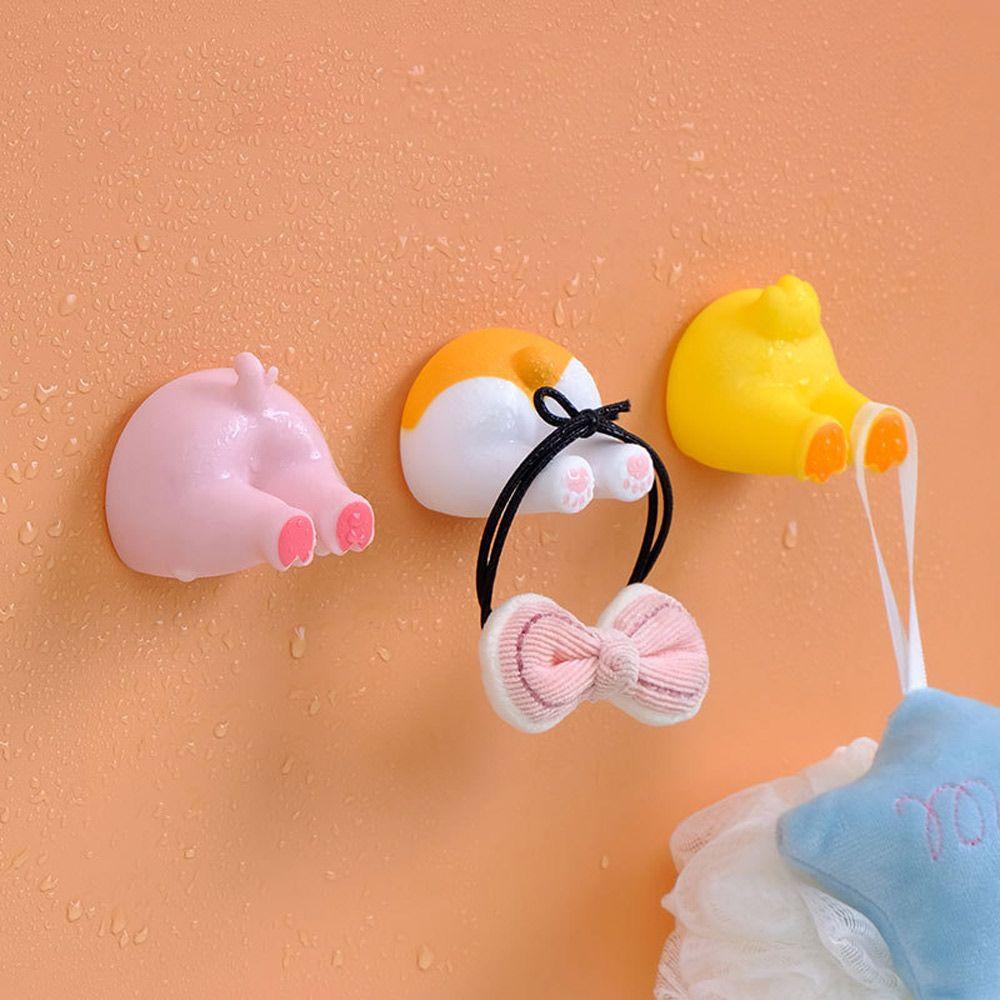 Tail Shaped Sundries Organizer Creative Decorative Key Holder Coat Hanger Wall Hooks Hat Rack
