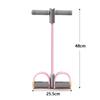 Rubber Yoga Pedal Puller 4-Tube Elastic Pull Rope Fitness Equipment Resistance Band  Waist