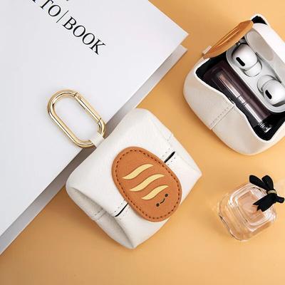 Bluetooth Headset Bag Pendant Microfiber Leather Mini Lipstick Storage Bag Zero Purse Female Pendant