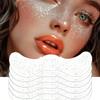 6 Sheets Freckles Glitter Freckles Sparkle Freckles For Women Glitter Freckles Face Tattoo Waterproof Suitable For Dance Music Party Makeup
