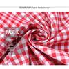 2024 Women's Korean Style Plaid Cotton Long Sleeve Loose Casual Shirt - Plus Size, Mid-Length