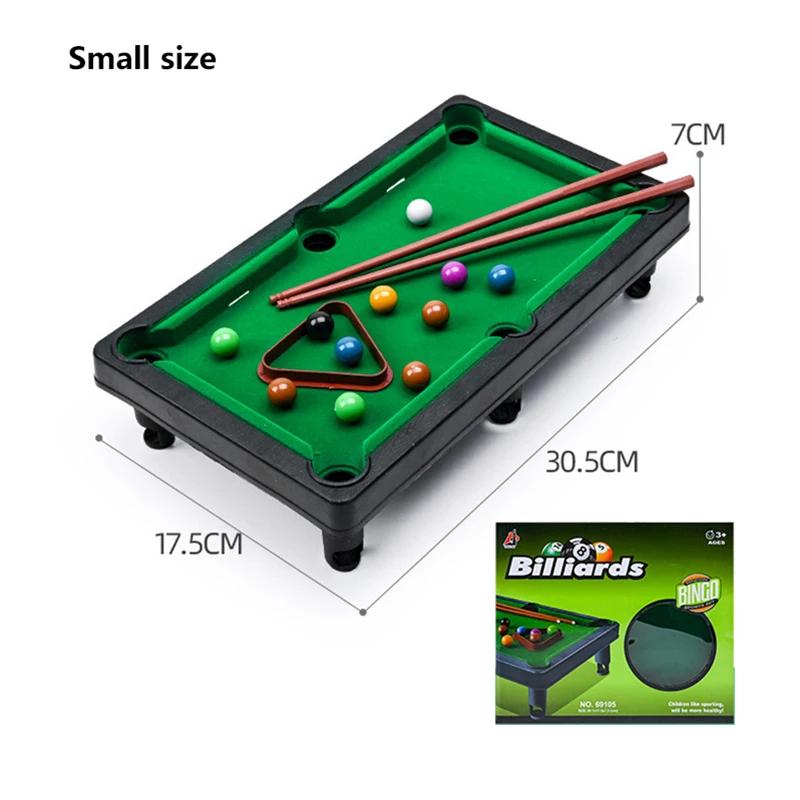 Mini Pool Table Game Tabletop Desktop Billiards Game,Mini Tabletop Set Parent-Child Interactive Desktop Billiards