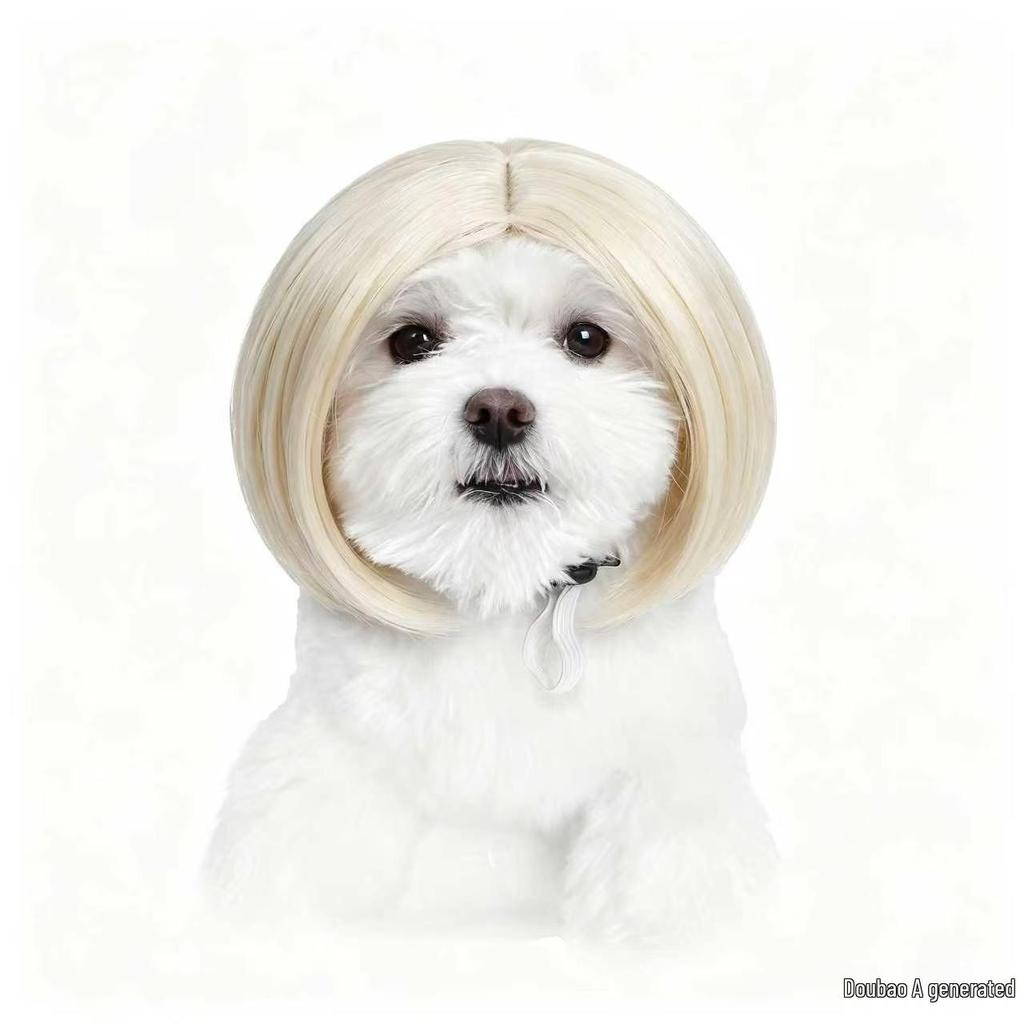 Parrucche Chic per Animali Domestici: Frange alla moda e caschetti carini per cani
