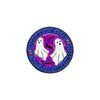 Glow In Dark Halloween Ghost Pumpkin Brooch Alloy Enamel Badge Festival Gift Accessory Cartoon Pin Corsage