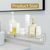 Shower Caddy Bathroom Shelves Corner 2 Pack Bathroom Organizers and Storage with 4 Hooks Bathroom shelves Suction Cup Shower Caddy for Bathroom, Dorm