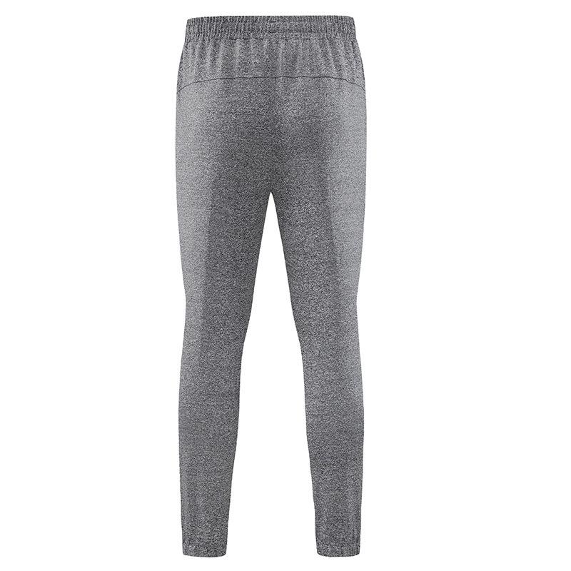Men's Quick-Dry Ice-Feeling Running Pants, Tapered Fit for Outdoor Fitness, Solid Color, Summer 2024 Collection.