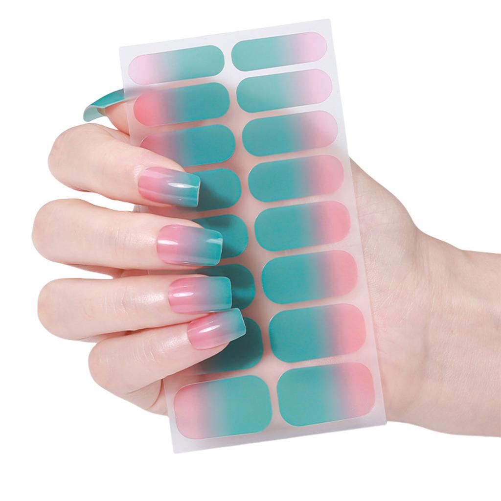 Cats Eye Nails Polish Strips Nail Art Stickers Glittering Gels Nail Strips Gels Nail Wraps Nail Art Decoration