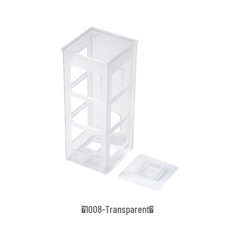 Wall-Mounted No-Punch Hair Tool & Makeup Organizer for Bedroom/Bathroom