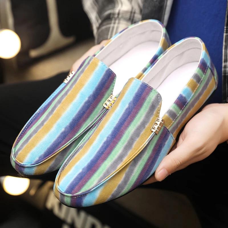 Mode Lyxmärke Herr Loafers Mode Andningsbar Komfort Slip-on Herr Körskor Herr Vardagsskor Lättviktiga Latskor Mockasiner