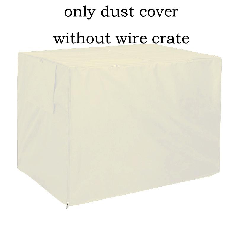 Pet Dog Kennel Cover 210D Oxford Dustproof Waterproof Durable Dog Cage Dust Cover  Outdoor Foldable Universal Dog Cage Accessory