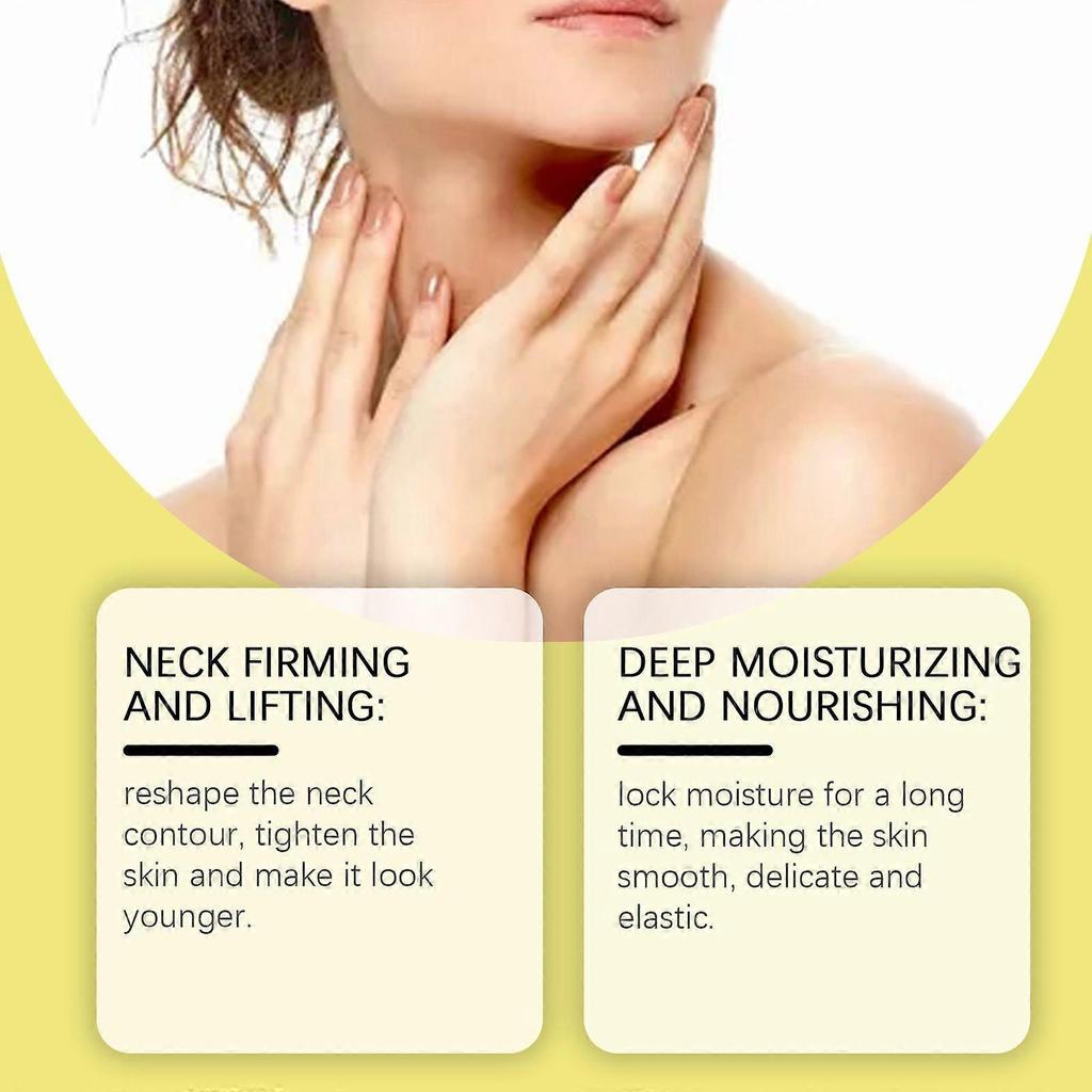 Neck Cream, Anti-Aging Neck Firming Cream, Hydrating & Tightening Treatment, Reduces Wrinkles, Fine Lines, Lifts & Smooths Skin for Youthful Look