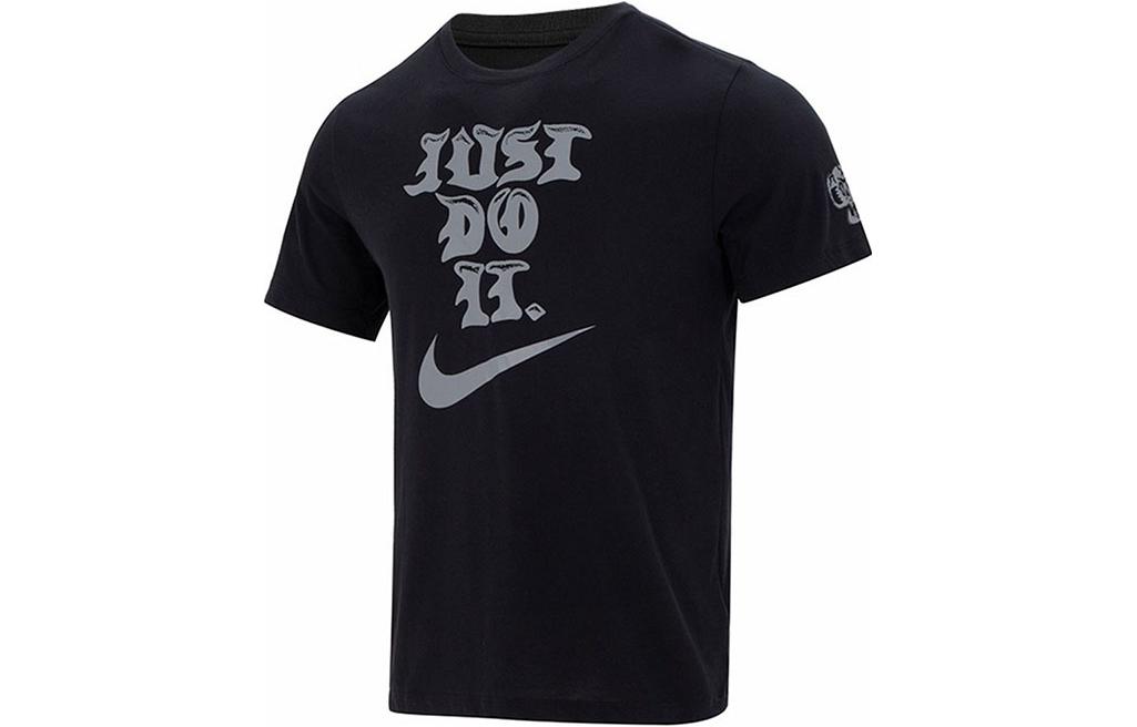 

Nike T Shirts Men s Black Crew Neck Moderate Straight Fit FJ2402-010 XXL